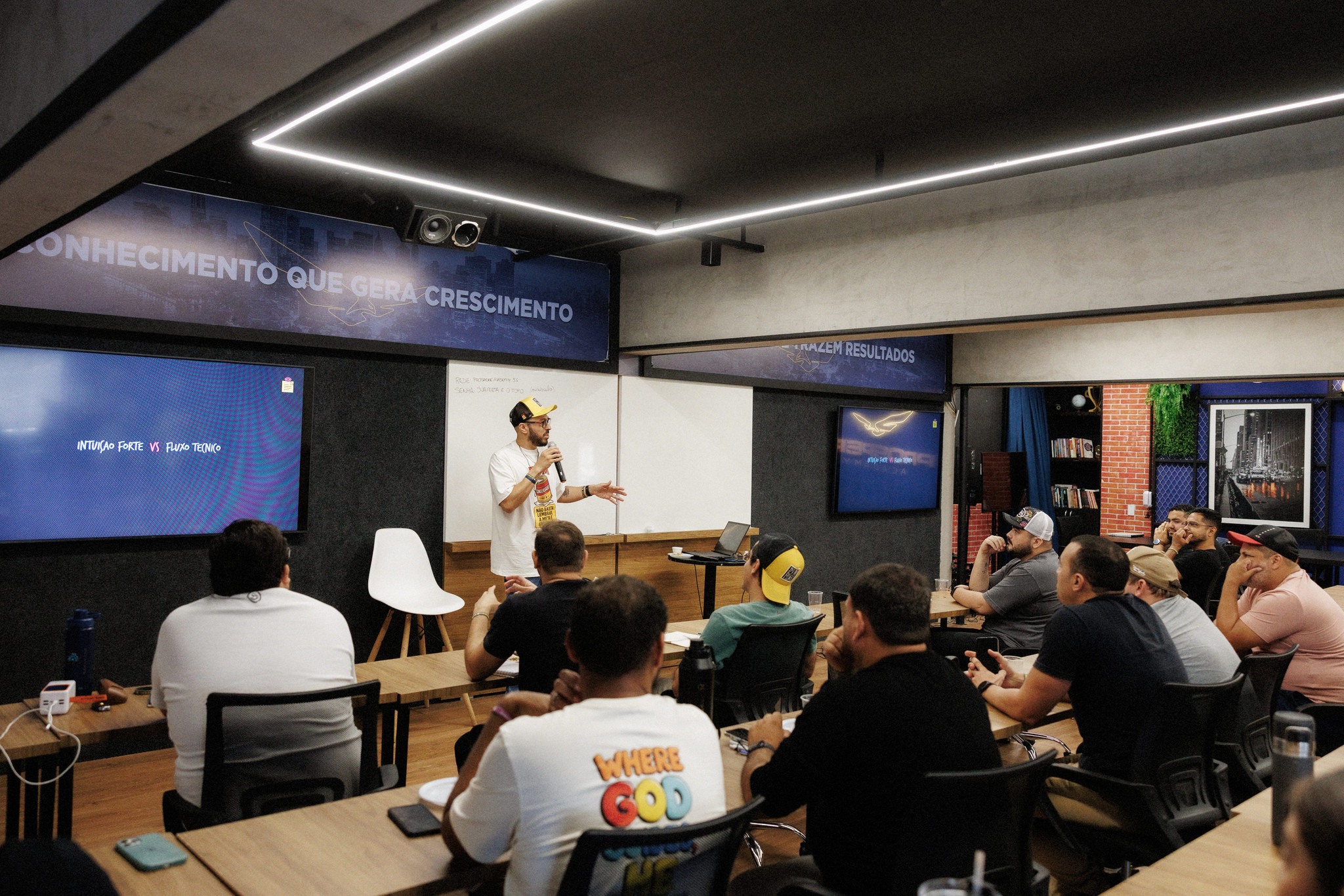 Registro do workshop DVM In Company em sala