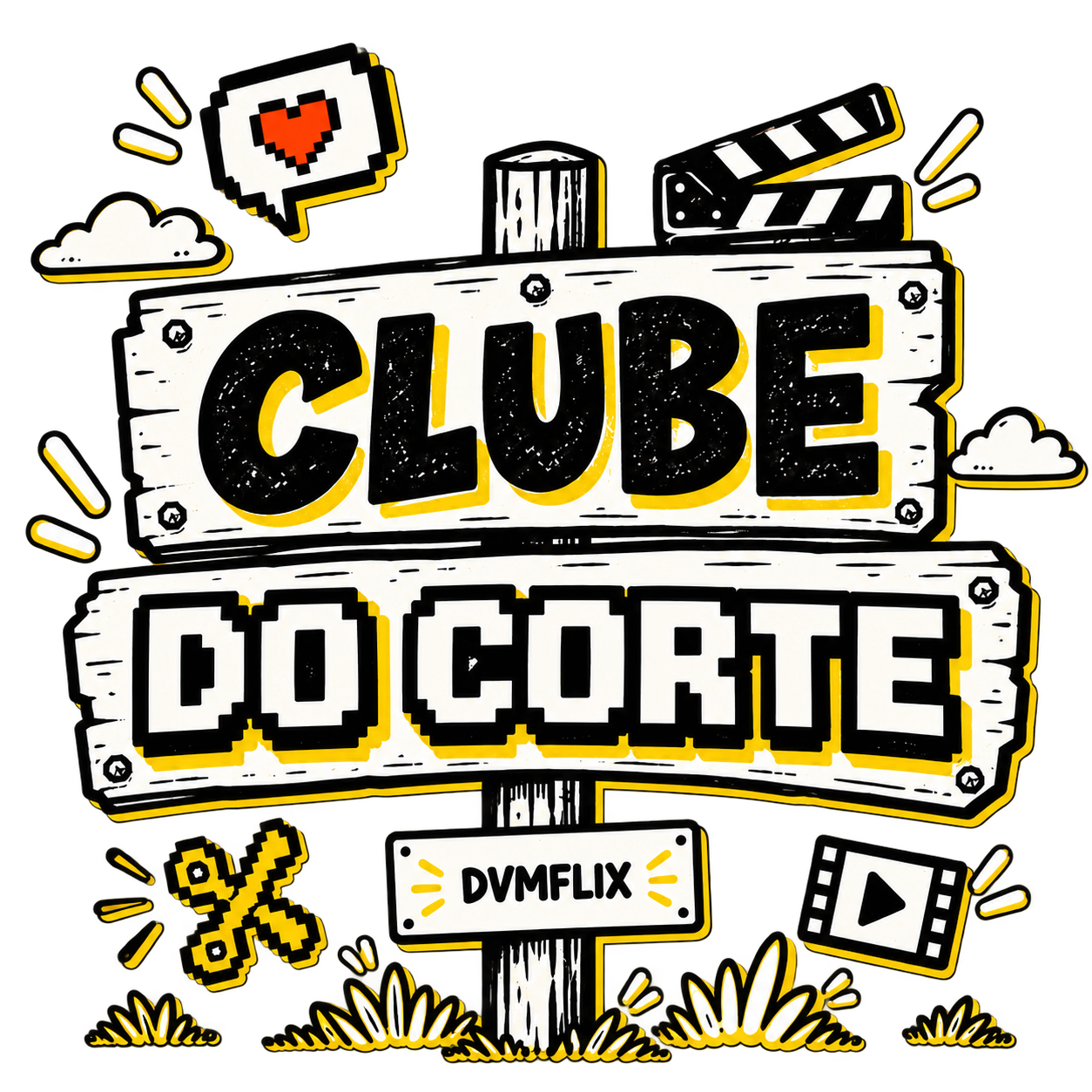 Ilustração oficial do Clube do Corte